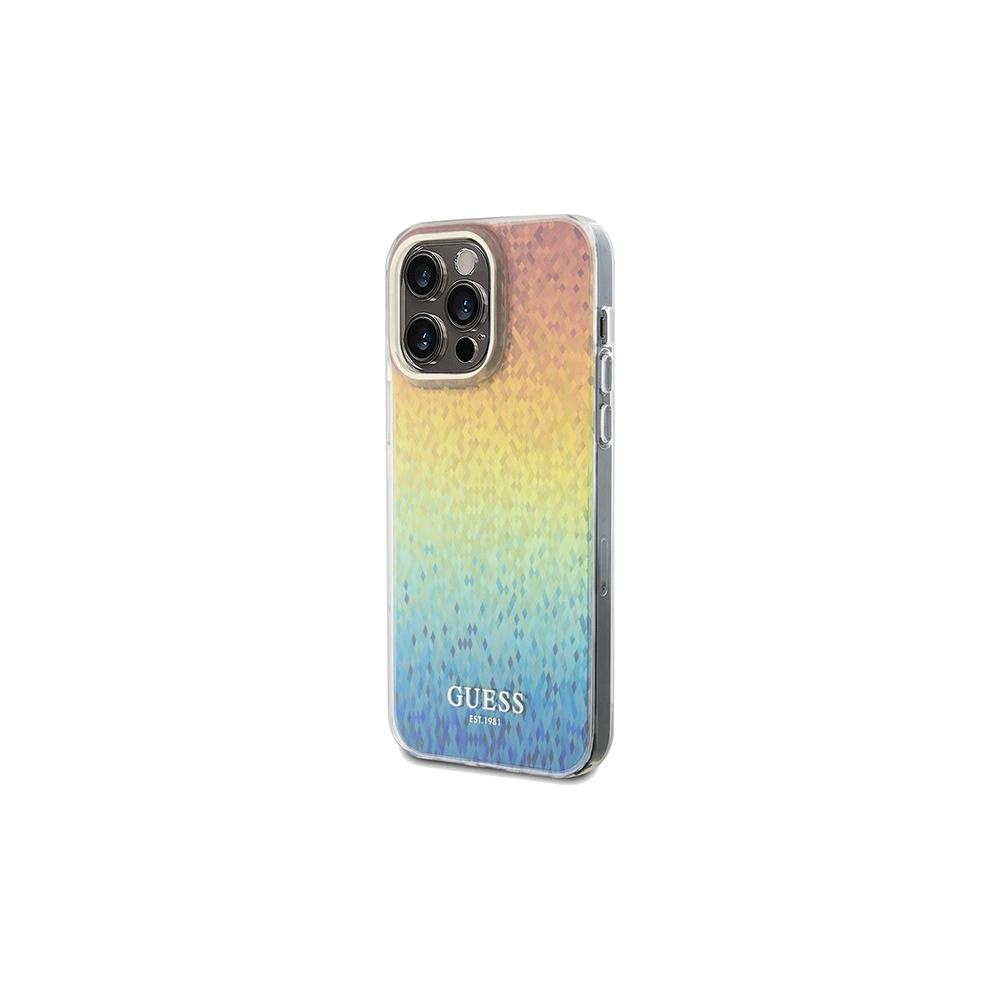 Hurtownia GSM - Etui Guess GUHCP13XHDECMI Apple iPhone 13 Pro Max hardcase IML Faceted Mirror Disco Iridescent vícerozměrný - GUE3063 - {ean13} - Hurt