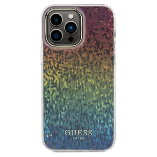 Etui Guess GUHCP13XHDECMI Apple iPhone 13 Pro Max hardcase IML Faceted Mirror Disco Iridescent wielokolorowy