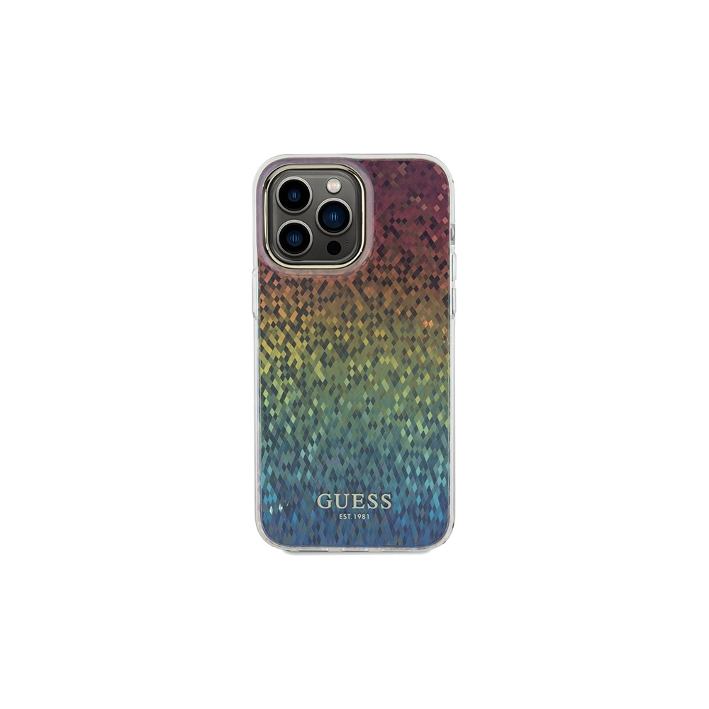 Hurtownia GSM - Etui Guess GUHCP13XHDECMI Apple iPhone 13 Pro Max hardcase IML Faceted Mirror Disco Iridescent vícerozměrný - GUE3063 - {ean13} - Hurt