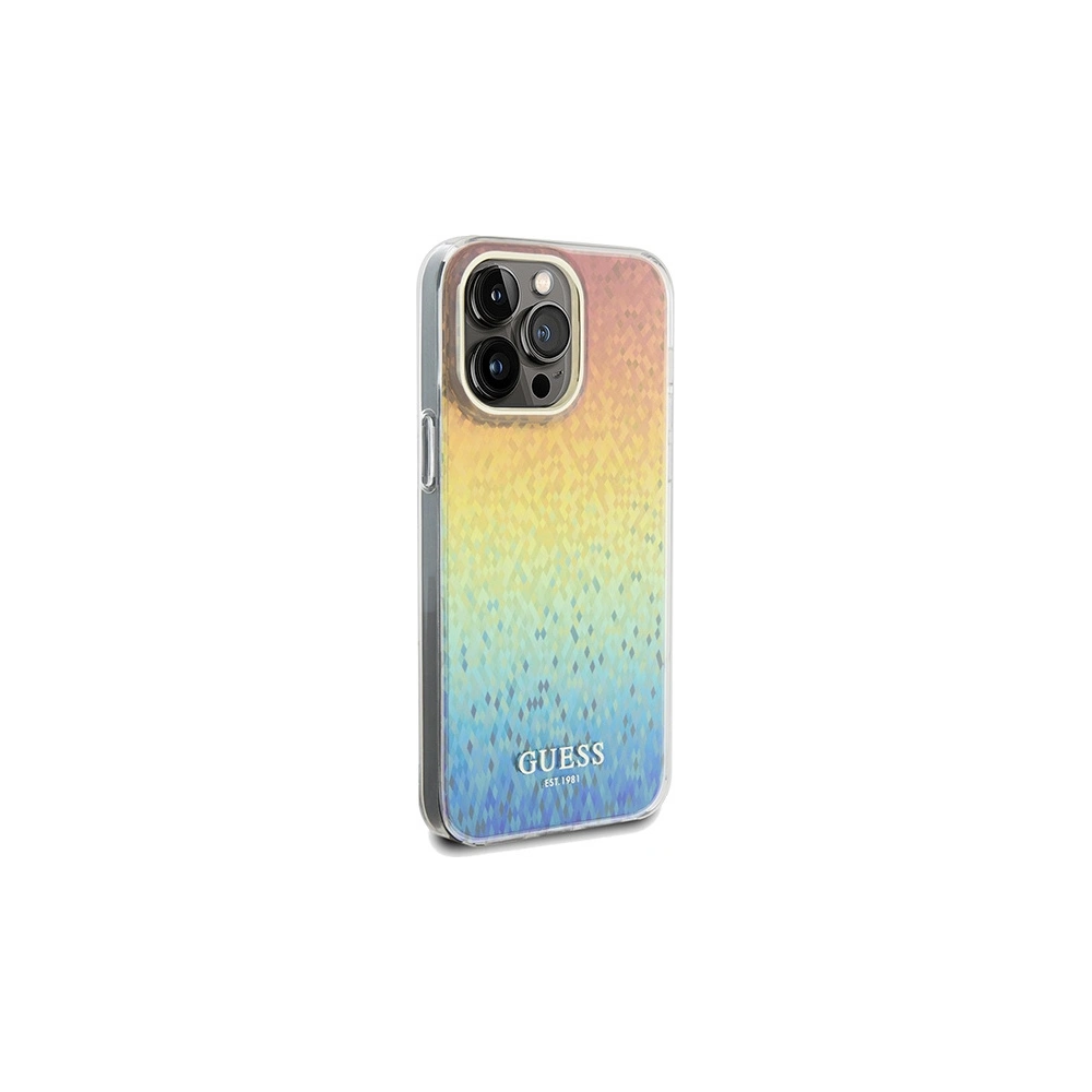 Hurtownia GSM - Etui Guess GUHCP13XHDECMI Apple iPhone 13 Pro Max hardcase IML Faceted Mirror Disco Iridescent vícerozměrný - GUE3063 - {ean13} - Hurt