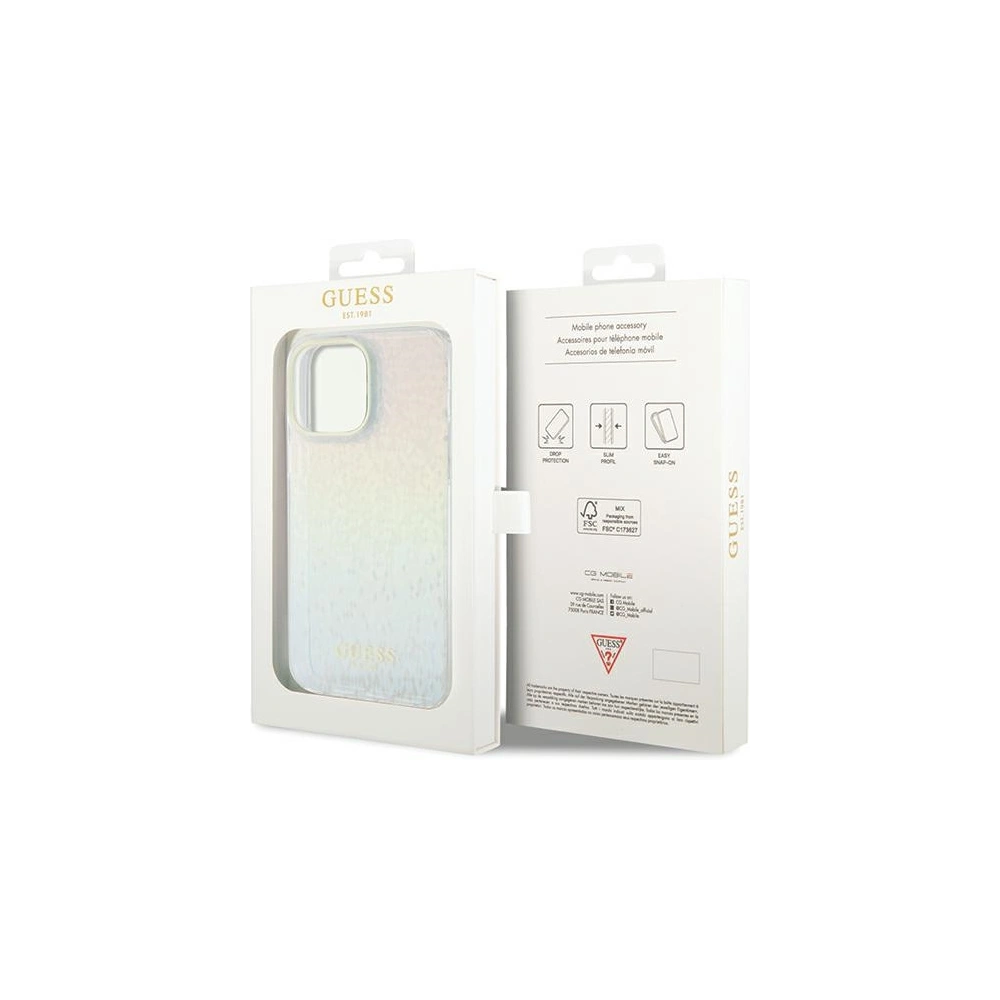 Hurtownia GSM - Etui Guess GUHCP13XHDECMI Apple iPhone 13 Pro Max hardcase IML Faceted Mirror Disco Iridescent vícerozměrný - GUE3063 - {ean13} - Hurt