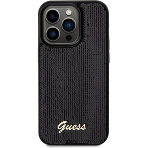 Hurtownia GSM - Etui Guess GUHCP13XPSFDGSK Apple iPhone 13 Pro Max hardcase Sequin Script Metal černý/black - GUE3065 - {ean13} - Hurt