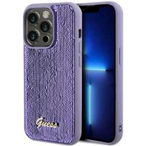 Hurtownia GSM - Etui Guess GUHCP13XPSFDGSU Apple iPhone 13 Pro Max hardcase Sequin Script Metal fialový/purple - GUE3066 - {ean13} - Hurt