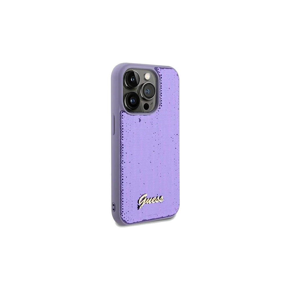 Hurtownia GSM - Etui Guess GUHCP13XPSFDGSU Apple iPhone 13 Pro Max hardcase Sequin Script Metal fialový/purple - GUE3066 - {ean13} - Hurt