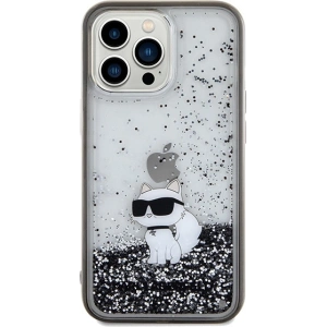 Hurtownia GSM - Etui Karl Lagerfeld KLHCP13XLKCNSK Apple iPhone 13 Pro Max hardcase Liquid Glitter Choupette průhledné - KLD1836 - {ean13} - Hurt