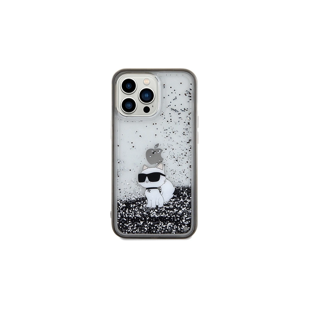Hurtownia GSM - Etui Karl Lagerfeld KLHCP13XLKCNSK Apple iPhone 13 Pro Max hardcase Liquid Glitter Choupette průhledné - KLD1836 - {ean13} - Hurt