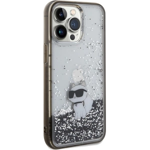 Hurtownia GSM - Etui Karl Lagerfeld KLHCP13XLKCNSK Apple iPhone 13 Pro Max hardcase Liquid Glitter Choupette průhledné - KLD1836 - {ean13} - Hurt