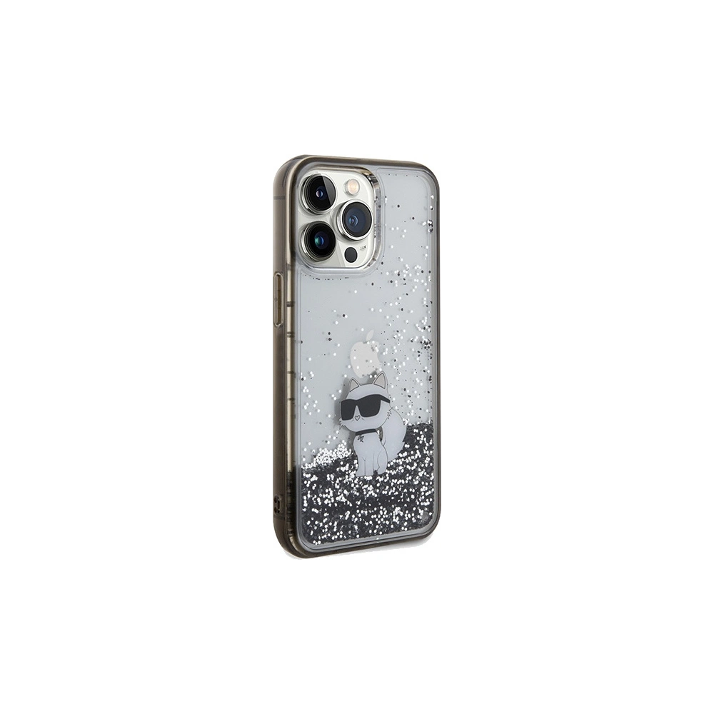 Hurtownia GSM - Etui Karl Lagerfeld KLHCP13XLKCNSK Apple iPhone 13 Pro Max hardcase Liquid Glitter Choupette průhledné - KLD1836 - {ean13} - Hurt