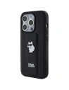 Hurtownia GSM - Etui Karl Lagerfeld KLHCP14LGSACHPK Apple iPhone 14 Pro hardcase Gripstand Saffiano Choupette Pins negru/black - KLD1837 - {ean13} - Hurt