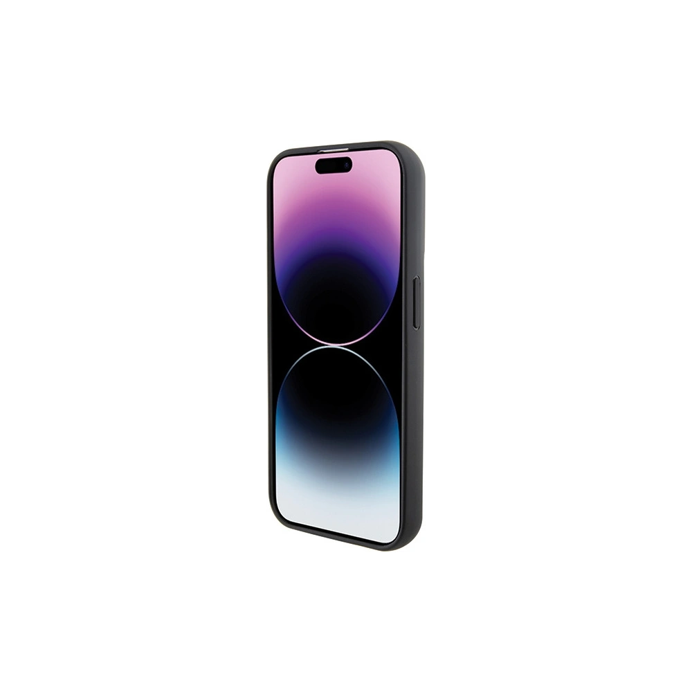 Hurtownia GSM - Etui Karl Lagerfeld KLHCP14LGSACHPK Apple iPhone 14 Pro hardcase Gripstand Saffiano Choupette Pins negru/black - KLD1837 - {ean13} - Hurt
