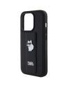 Hurtownia GSM - Etui Karl Lagerfeld KLHCP14LGSACHPK Apple iPhone 14 Pro hardcase Gripstand Saffiano Choupette Pins negru/black - KLD1837 - {ean13} - Hurt