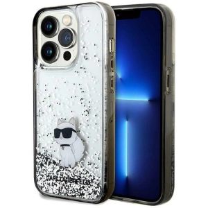 Hurtownia GSM - Etui Karl Lagerfeld KLHCP14LLKCNSK Apple iPhone 14 Pro hardcase Liquid Glitter Choupette transparent - KLD1839 - {ean13} - Hurt