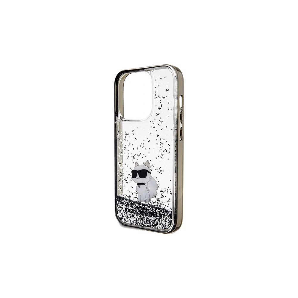 Hurtownia GSM - Etui Karl Lagerfeld KLHCP14LLKCNSK Apple iPhone 14 Pro hardcase Liquid Glitter Choupette průhledné - KLD1839 - {ean13} - Hurt