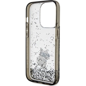 Hurtownia GSM - Etui Karl Lagerfeld KLHCP14LLKCNSK Apple iPhone 14 Pro hardcase Liquid Glitter Choupette transparent - KLD1839 - {ean13} - Hurt