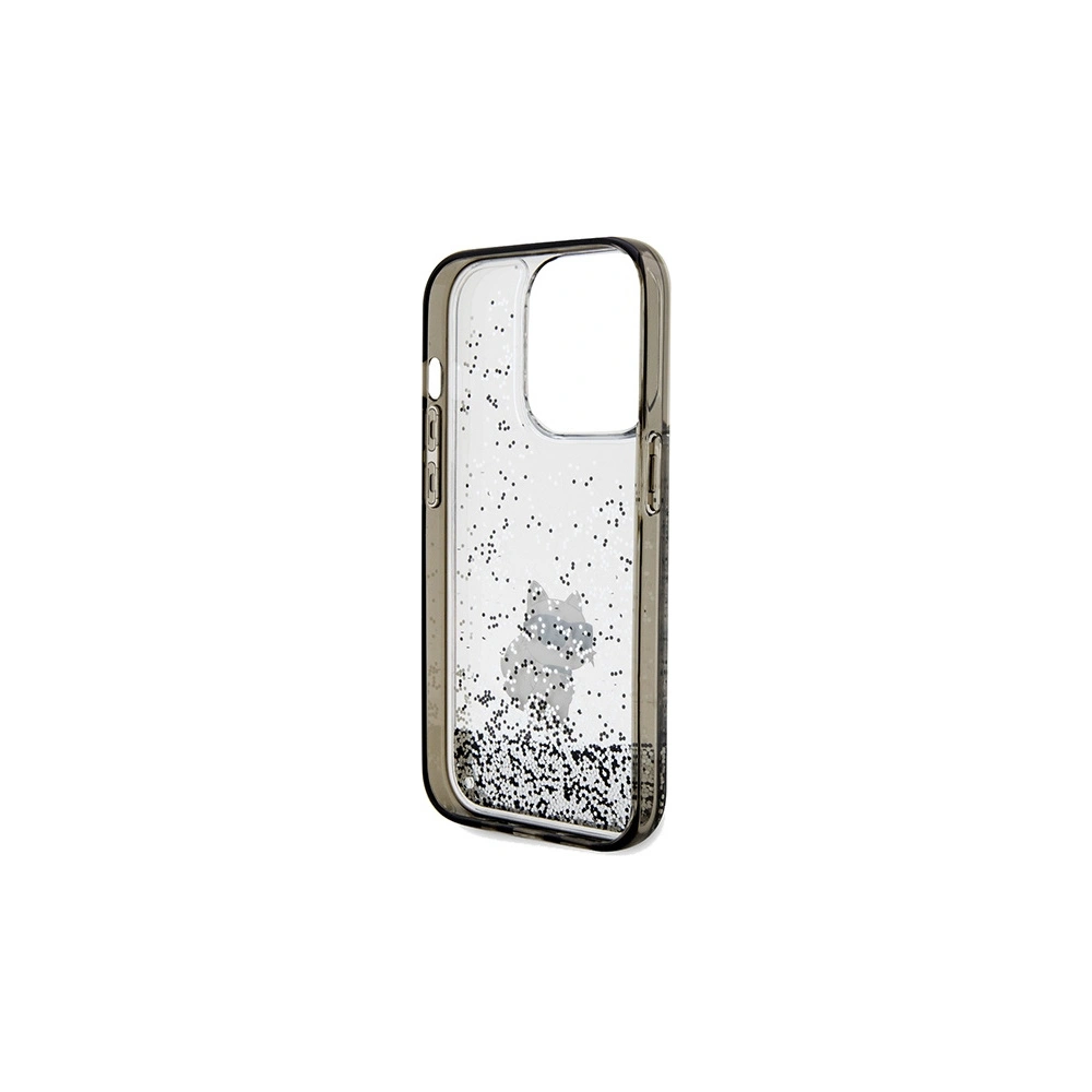 Hurtownia GSM - Etui Karl Lagerfeld KLHCP14LLKCNSK Apple iPhone 14 Pro hardcase Liquid Glitter Choupette průhledné - KLD1839 - {ean13} - Hurt