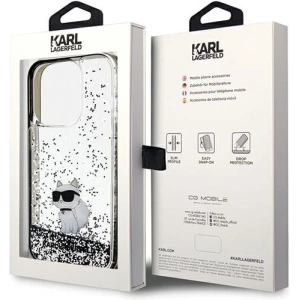 Hurtownia GSM - Etui Karl Lagerfeld KLHCP14LLKCNSK Apple iPhone 14 Pro hardcase Liquid Glitter Choupette transparent - KLD1839 - {ean13} - Hurt