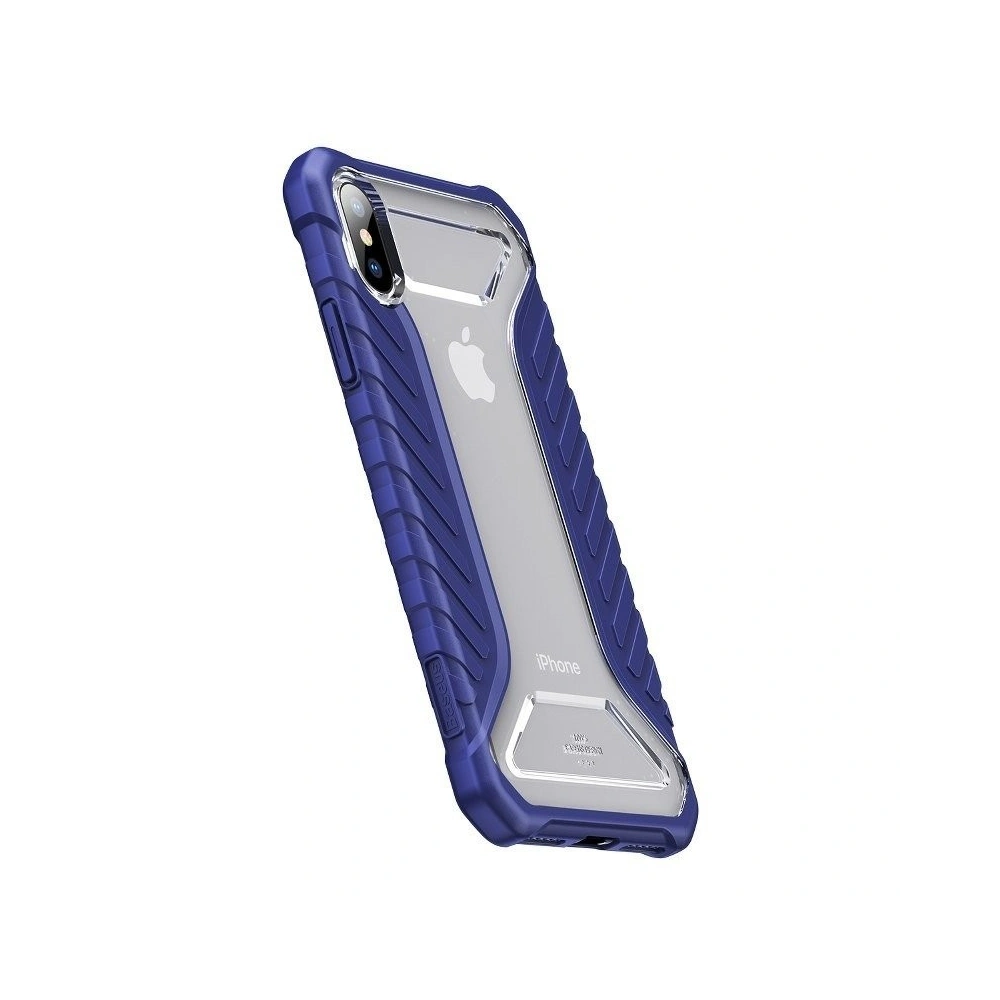 Hurtownia GSM - Odporne etui Baseus Michelin Case do iPhone X / XS (niebieskie) - BSU516BLU - {ean13} - Hurt