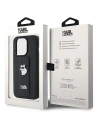 Hurtownia GSM - Case Karl Lagerfeld KLHCP14XGSACHPK Apple iPhone 14 Pro Max Hardcase Gripstand Saffiano Choupette Pins schwarz/black - KLD1840 - {ean13} - Hurt