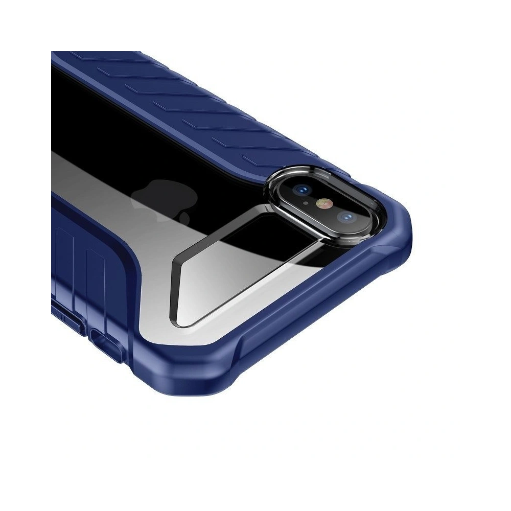 Hurtownia GSM - Odporne etui Baseus Michelin Case do iPhone X / XS (niebieskie) - BSU516BLU - {ean13} - Hurt