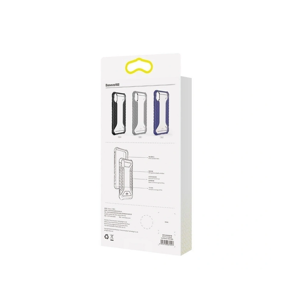 Hurtownia GSM - Etui rezistent Baseus Michelin Case pentru iPhone X / XS (albastru) - BSU516BLU - {ean13} - Hurt