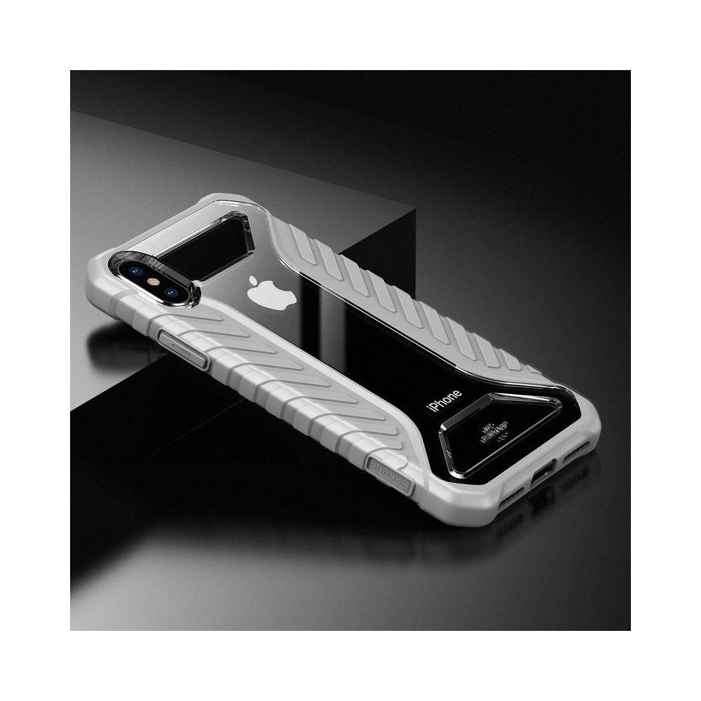 Hurtownia GSM - Odporne etui Baseus Michelin Case do iPhone X / XS (szare) - BSU517GRY - {ean13} - Hurt