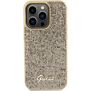 Hurtownia GSM - Etui Guess GUHCP14LPMSDGSD Apple iPhone 14 Pro hardcase Disco Metal Script auriu/gold - GUE3068 - {ean13} - Hurt