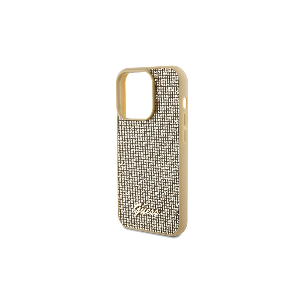 Hurtownia GSM - Etui Guess GUHCP14LPMSDGSD Apple iPhone 14 Pro hardcase Disco Metal Script zlatý/gold - GUE3068 - {ean13} - Hurt