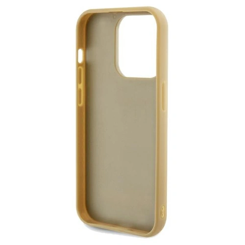 Etui Guess GUHCP14LPMSDGSD Apple iPhone 14 Pro hardcase Disco Metal Script złoty/gold