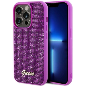 Hurtownia GSM - Etui Guess GUHCP14LPMSDGSF Apple iPhone 14 Pro hardcase Disco Metal Script fucsia/fuchsia - GUE3069 - {ean13} - Hurt