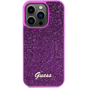 Hurtownia GSM - Etui Guess GUHCP14LPMSDGSF Apple iPhone 14 Pro hardcase Disco Metal Script fucsia/fuchsia - GUE3069 - {ean13} - Hurt