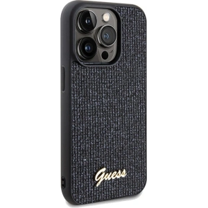 Hurtownia GSM - Etui Guess GUHCP14LPMSDGSK Apple iPhone 14 Pro hardcase Disco Metal Script negru/black - GUE3070 - {ean13} - Hurt