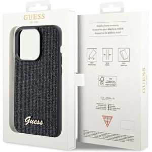 Hurtownia GSM - Etui Guess GUHCP14LPMSDGSK Apple iPhone 14 Pro hardcase Disco Metal Script negru/black - GUE3070 - {ean13} - Hurt
