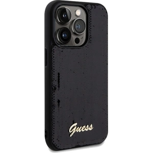 Hurtownia GSM - Etui Guess GUHCP14LPSFDGSK Apple iPhone 14 Pro hardcase Sequin Script Metal negru/black - GUE3071 - {ean13} - Hurt