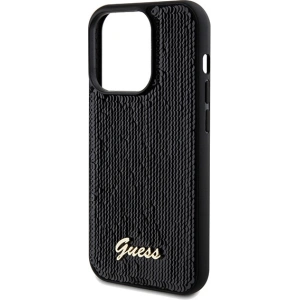 Hurtownia GSM - Etui Guess GUHCP14LPSFDGSK Apple iPhone 14 Pro hardcase Sequin Script Metal negru/black - GUE3071 - {ean13} - Hurt