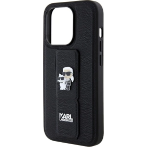 Etui Karl Lagerfeld KLHCP14XGSAKCPK Apple iPhone 14 Pro Max hardcase Gripstand Saffiano Karl&Choupette Pins czarny/black
