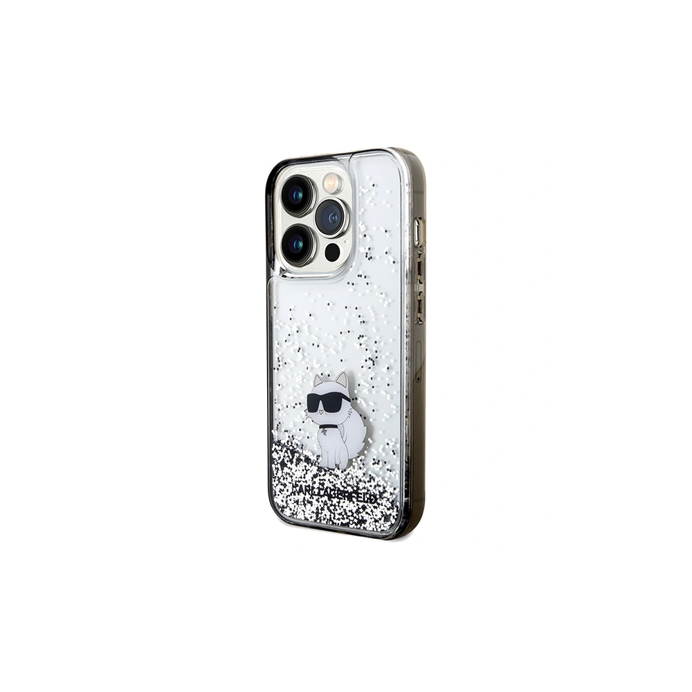 Hurtownia GSM - Case Karl Lagerfeld KLHCP14XLKCNSK Apple iPhone 14 Pro Max Hardcase Liquid Glitter Choupette transparent - KLD1842 - {ean13} - Hurt