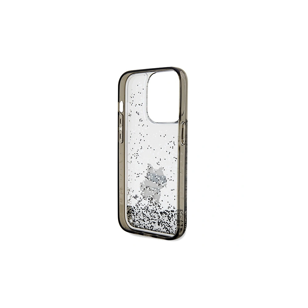 Hurtownia GSM - Etui Karl Lagerfeld KLHCP14XLKCNSK Apple iPhone 14 Pro Max kemény tok Liquid Glitter Choupette átlátszó - KLD1842 - {ean13} - Hurt