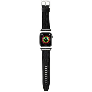 Hurtownia GSM - Pasek Karl Lagerfeld KLAWLSAKLHPK Apple Watch 4/5/6/7/SE/8/9/Ultra 44/45/49mm strap Saffiano Monogram czarny/black - KLD1844 - {ean13} - Hurt
