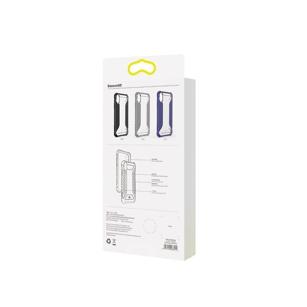 Hurtownia GSM - Etui rezistent Baseus Michelin Case pentru iPhone X / XS (gri) - BSU517GRY - {ean13} - Hurt