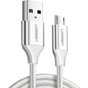 Micro USB Cable UGREEN QC 3.0 2.4A 0.5m White