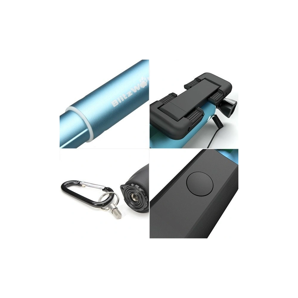 Hurtownia GSM - Kijek Selfie Stick BlitzWolf BW-WS1 czarny - BLZ059BLK - {ean13} - Hurt