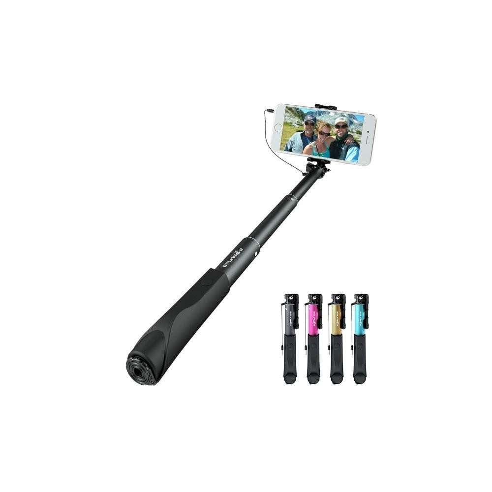 Hurtownia GSM - Kijek Selfie Stick BlitzWolf BW-WS1 czarny - BLZ059BLK - {ean13} - Hurt