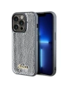 Etui Guess GUHCP14LPSFDGSS Apple iPhone 14 Pro hardcase Sequin Script Metal argintiu/silver