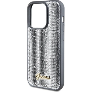 Hurtownia GSM - Etui Guess GUHCP14LPSFDGSS Apple iPhone 14 Pro hardcase Sequin Script Metal argintiu/silver - GUE3072 - {ean13} - Hurt