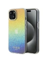 Etui Guess GUHCP14SHDECMI Apple iPhone 15 / 14 hardcase IML Faceted Mirror Disco Iridescent vícerozměrný