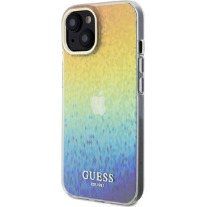 Etui Guess GUHCP14SHDECMI Apple iPhone 15 / 14 hardcase IML Faceted Mirror Disco Iridescent wielokolorowy
