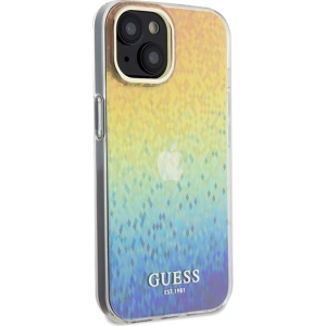 Etui Guess GUHCP14SHDECMI Apple iPhone 15 / 14 hardcase IML Faceted Mirror Disco Iridescent wielokolorowy