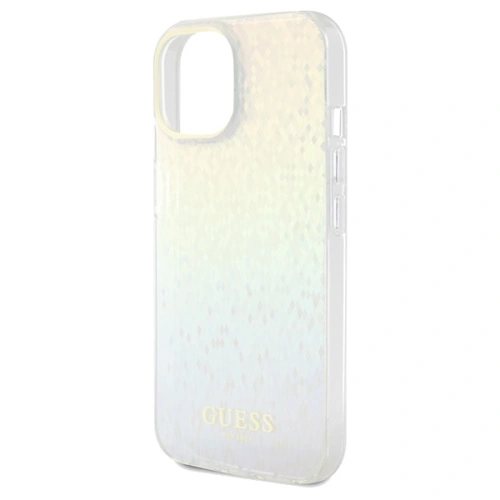 Etui Guess GUHCP14SHDECMI Apple iPhone 15 / 14 hardcase IML Faceted Mirror Disco Iridescent wielokolorowy