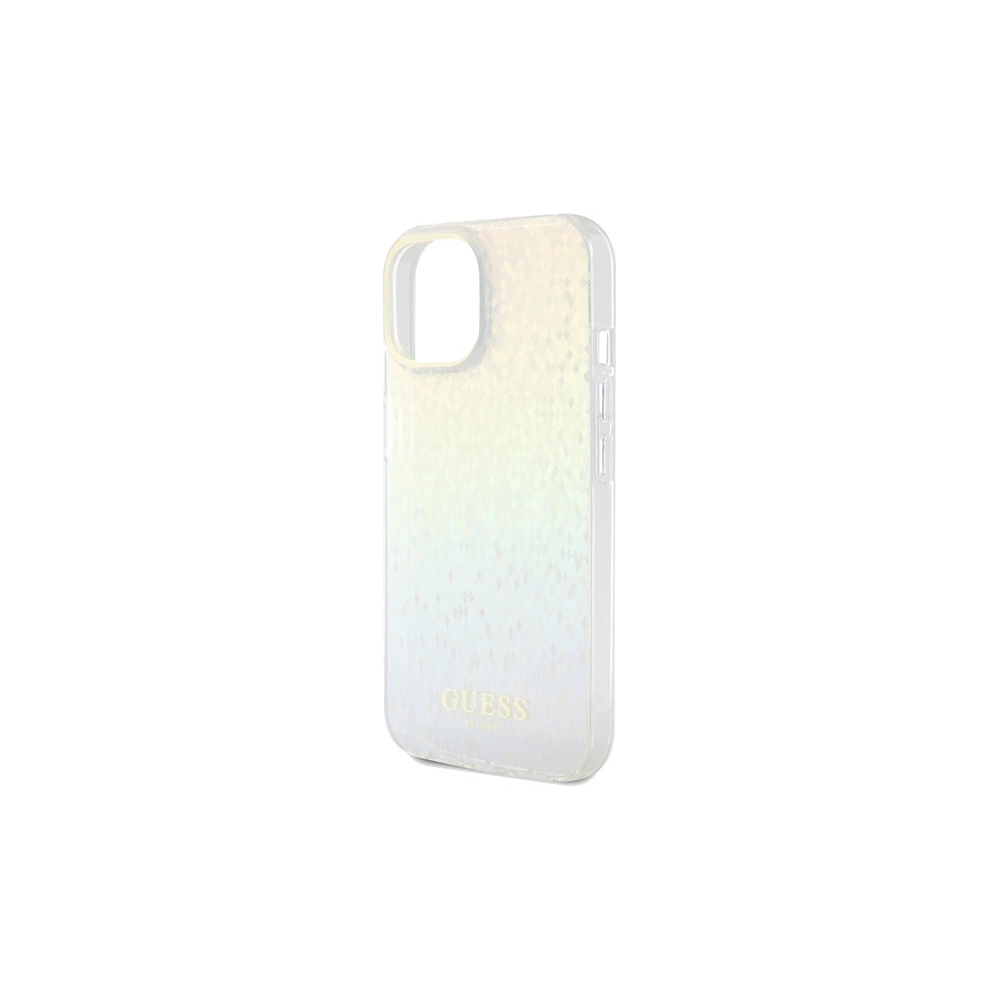 Hurtownia GSM - Etui Guess GUHCP14SHDECMI Apple iPhone 15 / 14 hardcase IML Faceted Mirror Disco Iridescent vícerozměrný - GUE3074 - {ean13} - Hurt