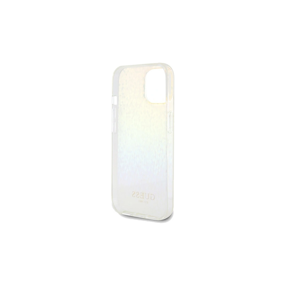Hurtownia GSM - Etui Guess GUHCP14SHDECMI Apple iPhone 15 / 14 hardcase IML Faceted Mirror Disco Iridescent vícerozměrný - GUE3074 - {ean13} - Hurt